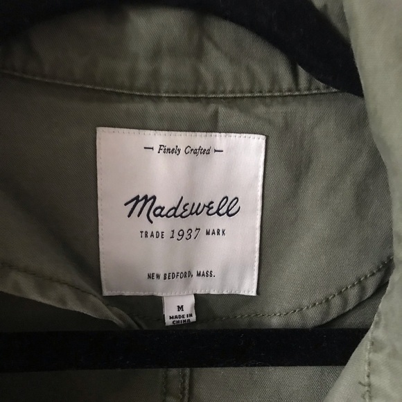 Madewell Dispatch Jacket Army Green Small - Picture 4 of 9